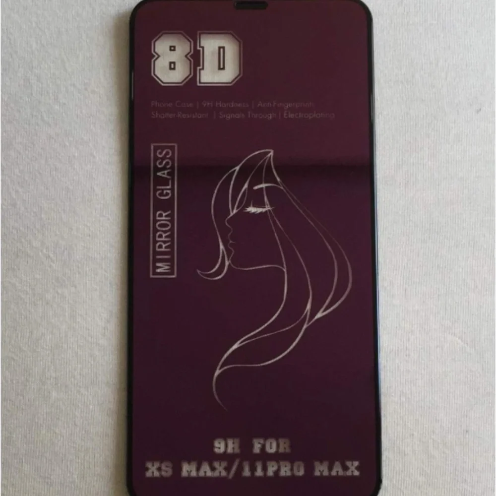 *BRAND NEW* 8d 9h iphone xs max/ 11 pro max mirror glass screen protector (3 pk)